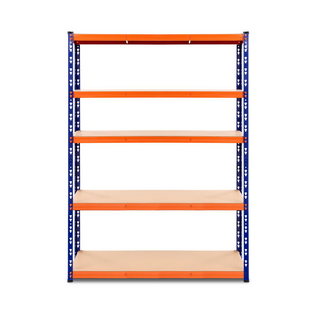 Giantz 1.8M Industrial Storage Rack Heavy-Duty Shelving Blue