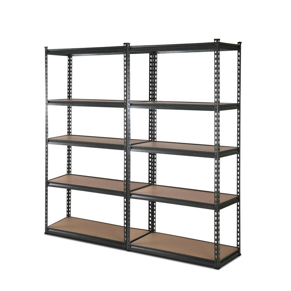 Giantz 2x1.8M Garage Shelving Rack Charcoal