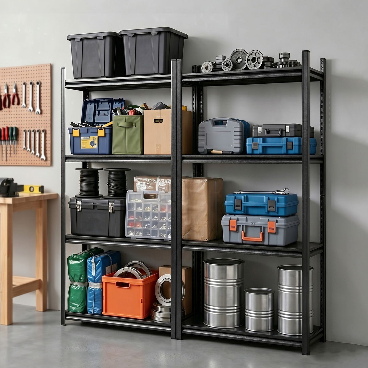 Giantz 4-Tier Steel Garage Shelving Unit Warehouse Storage Rack