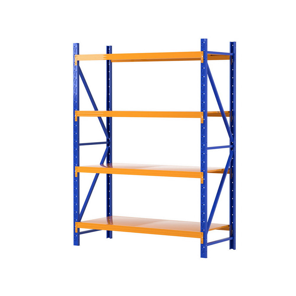 Giantz 2m x 1.5m Industrial Shelving Garage Rack Orange/Blue
