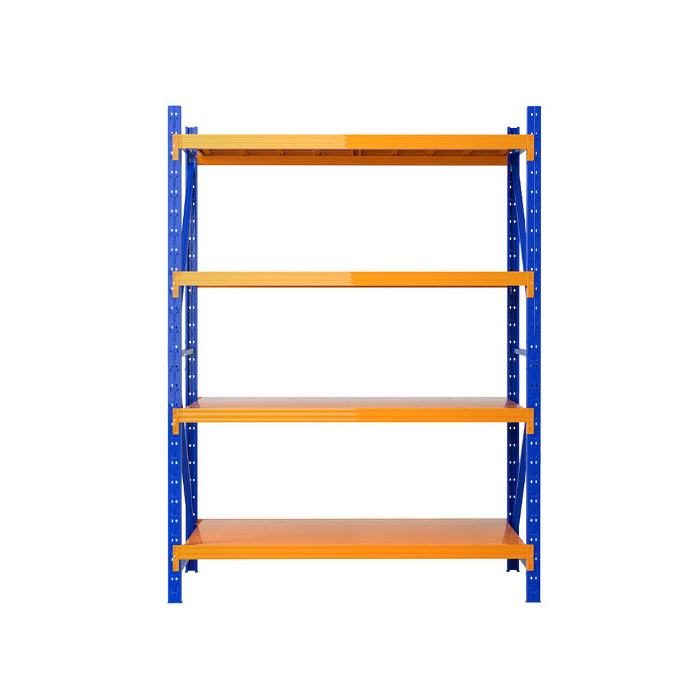 Giantz 2m x 1.5m Industrial Shelving Garage Rack Orange/Blue
