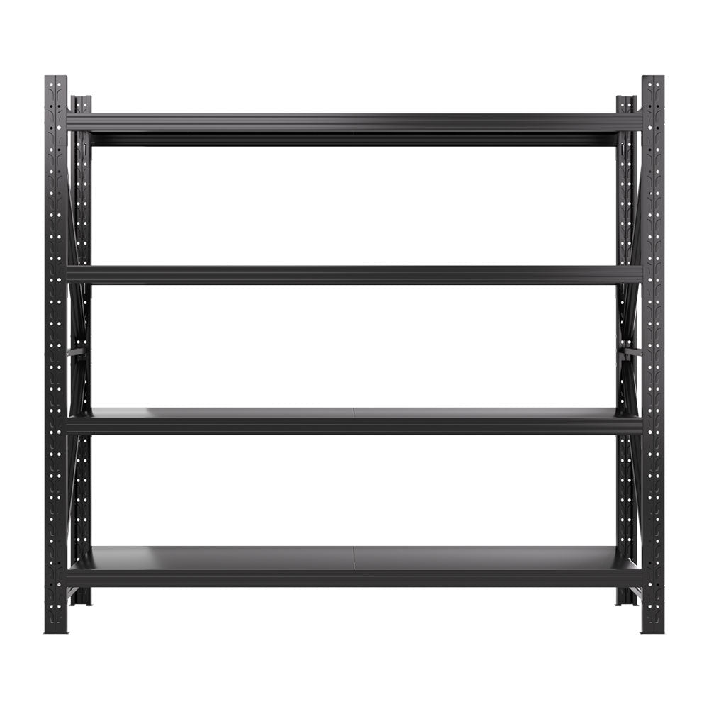 Giantz 2m x 1.8m Industrial Garage Shelving Rack Black