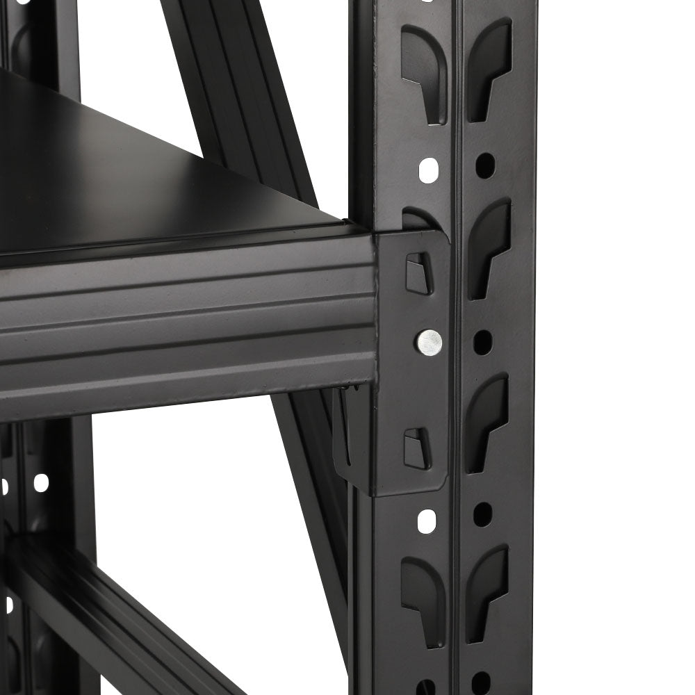 Giantz 2m x 1.8m Industrial Garage Shelving Rack Black