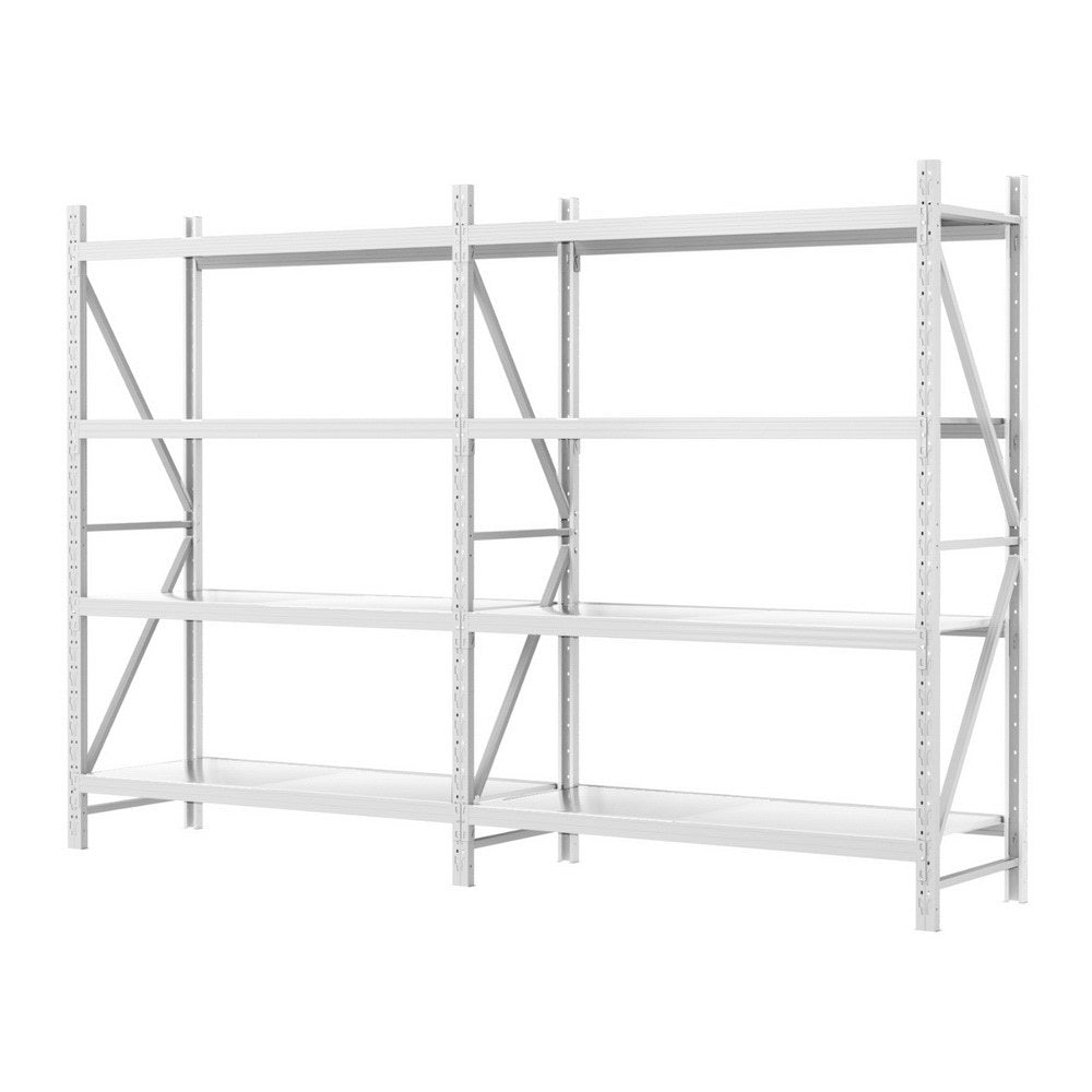 Giantz 3x2m Industrial Garage Shelving Rack Black