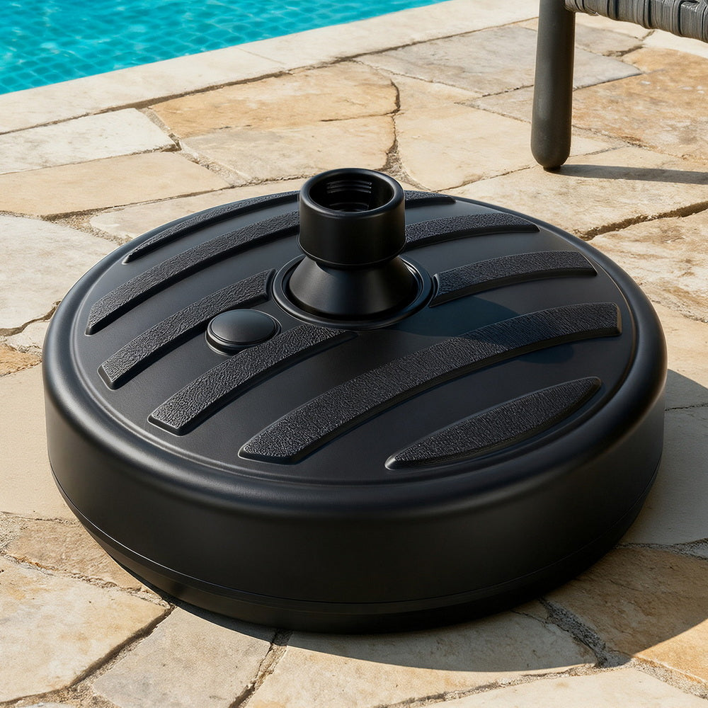 Instahut Round Umbrella Base Weight with 35-38mm Pole Holder