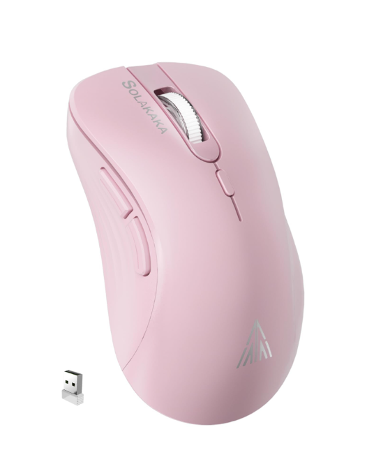 SOLAKAKA Silent Wireless Mouse Bluetooth 2.4GHz 4200 DPI 7 Buttons