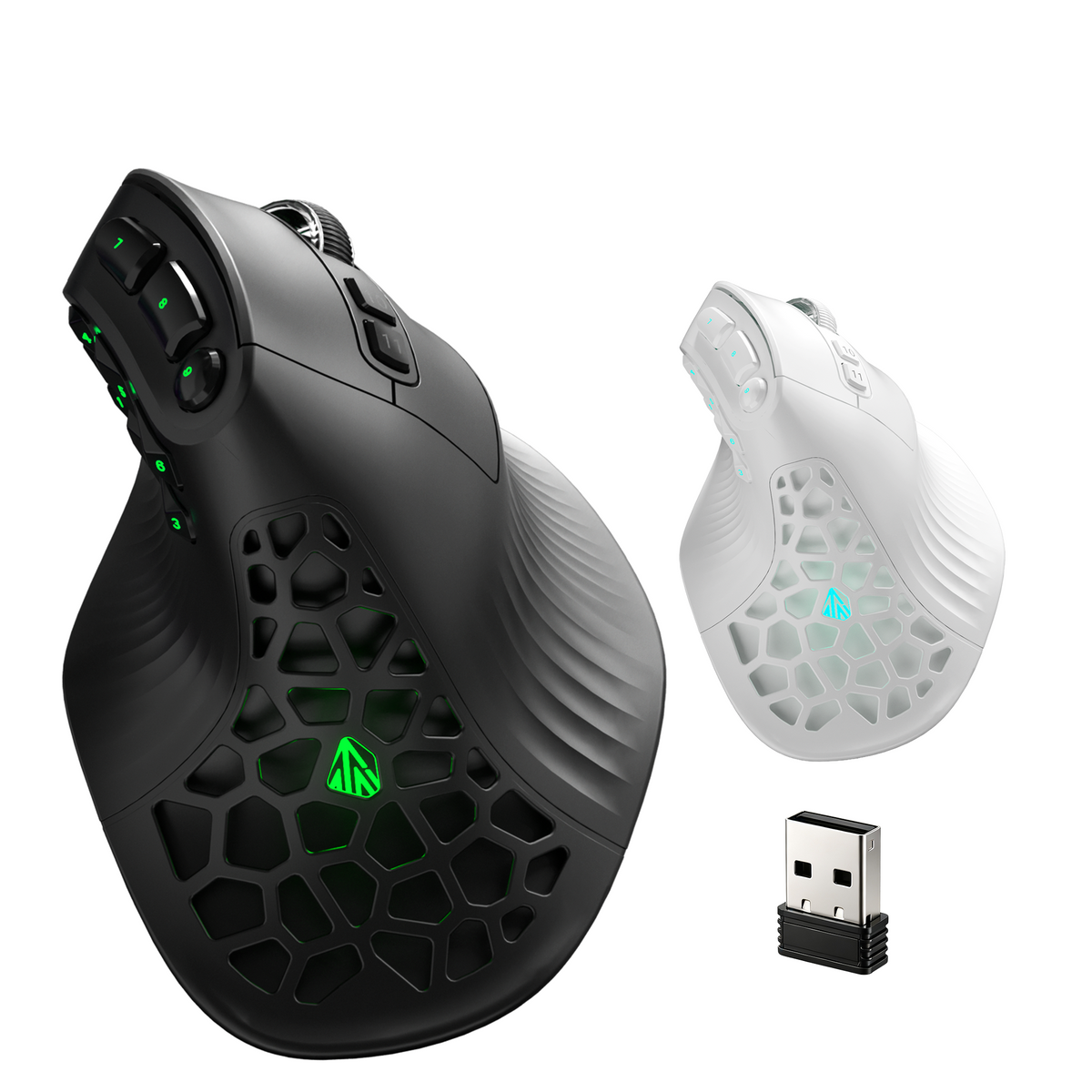 SOLAKAKA E9 Vertical Ergonomic Gaming Mouse Tri-Mode 36000 DPI