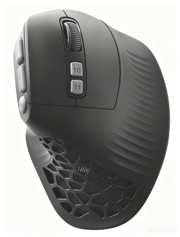 SOLAKAKA E9 Pro Vertical MMO Mouse Tri-Mode 36000 DPI 8000Hz PAW3395