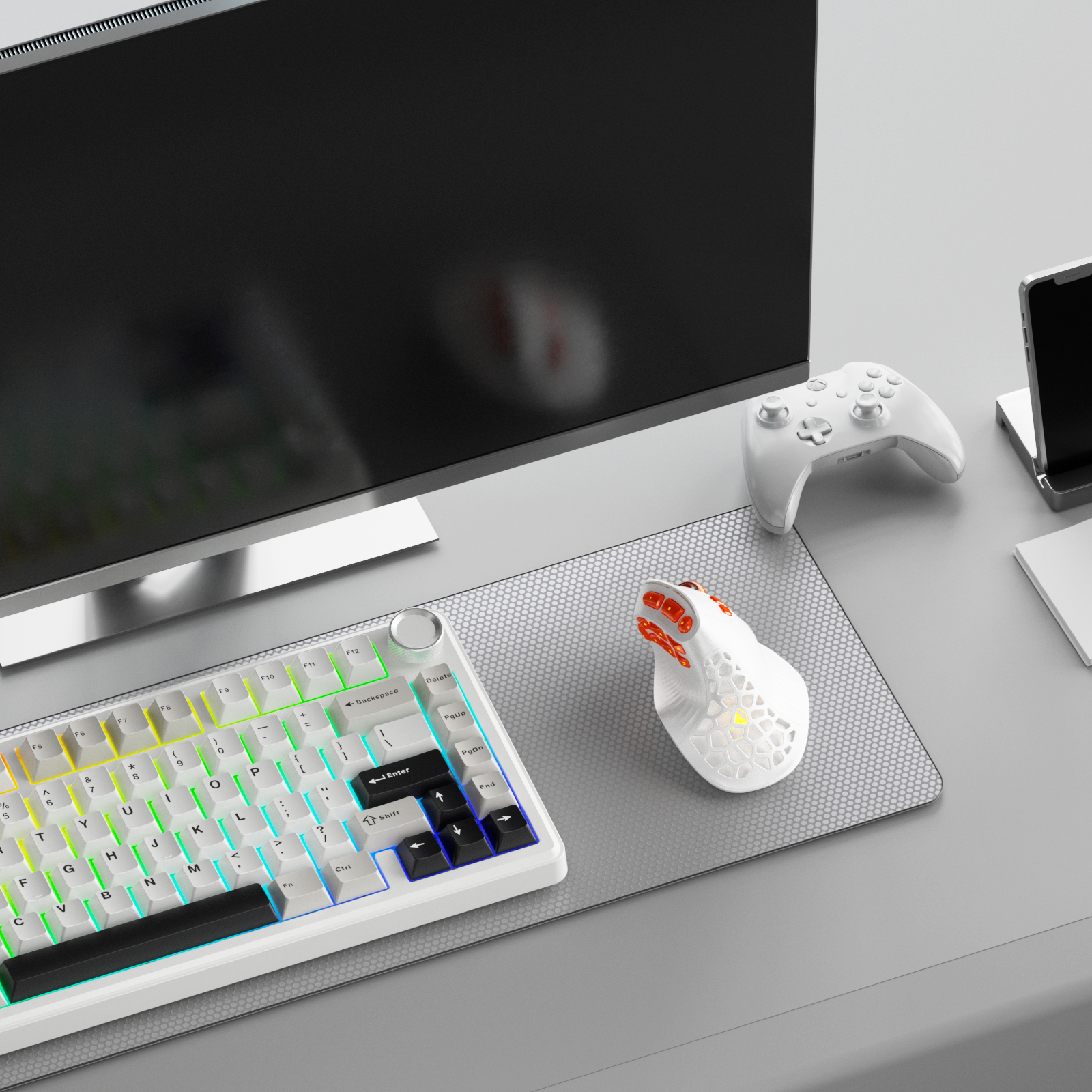 SOLAKAKA E9 Pro Vertical MMO Mouse Tri-Mode 36000 DPI 8000Hz PAW3395