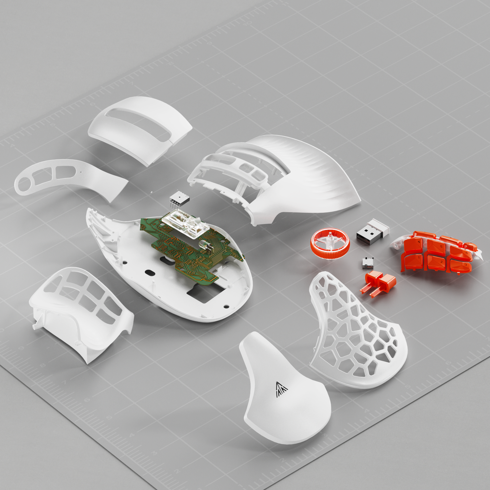 SOLAKAKA E9 Pro Vertical MMO Mouse Tri-Mode 36000 DPI 8000Hz PAW3395