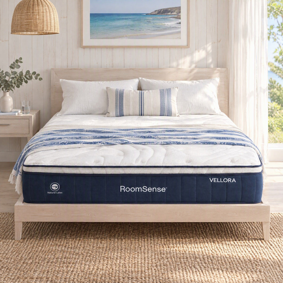 RoomSense Double Pocket Spring Mattress 30cm Medium Firm