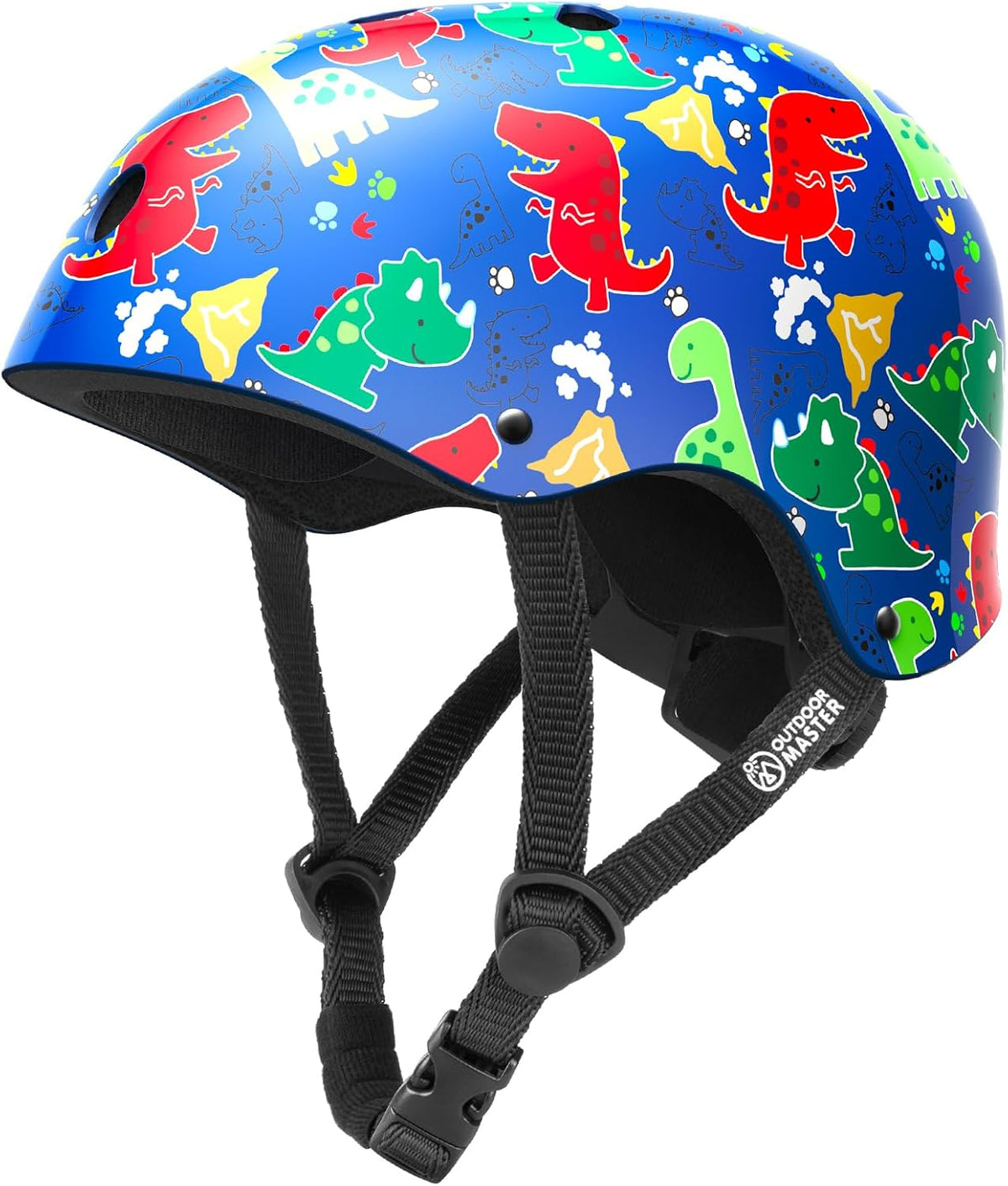 OutdoorMaster Kids Bike Helmet Small Dino Volcanoland