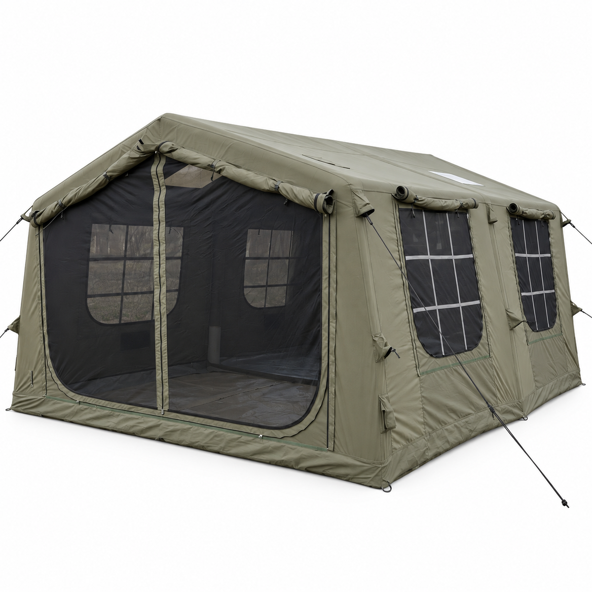 Weisshorn XFSK-GG-LR Inflatable Camping Tent 520x360cm Olive Green