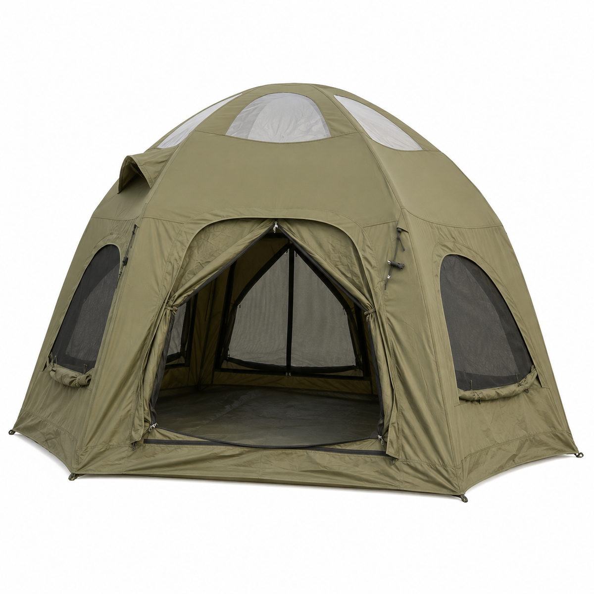 Weisshorn 4 Person Inflatable Camping Tent TC Canvas