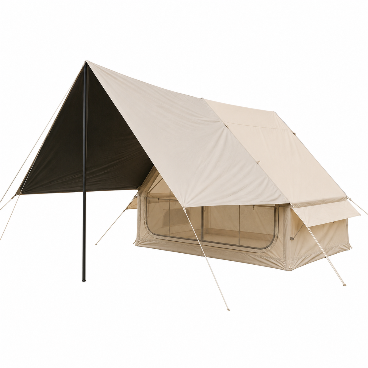 Weisshorn Inflatable A-Frame Basecamp Tent with Extended Side Awning