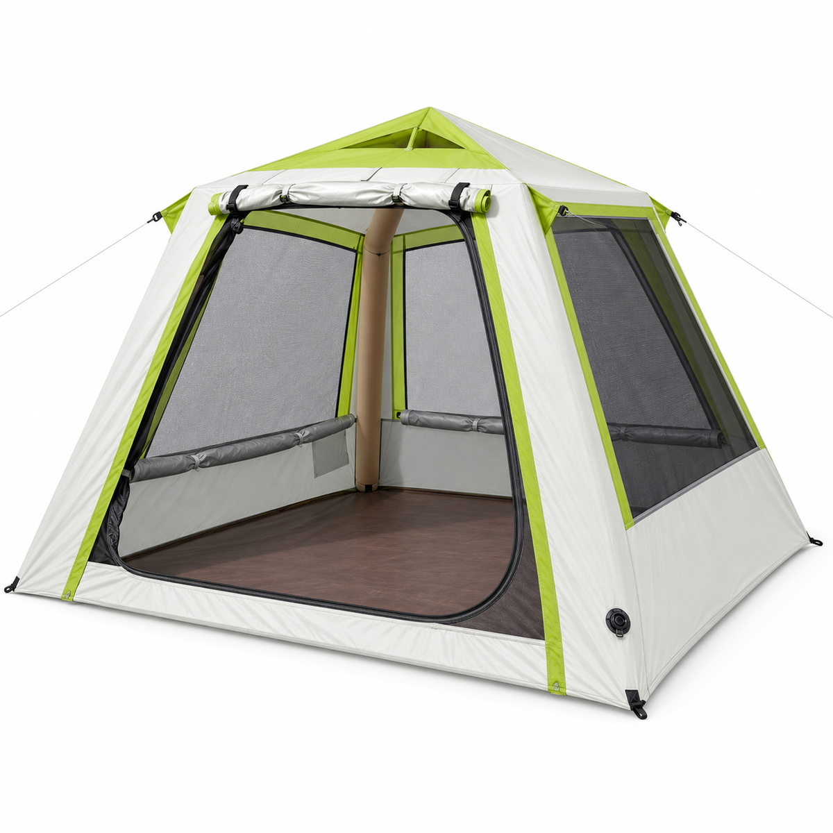 Weisshorn Inflatable Mesh Gazebo Tent with Extendable Canopy