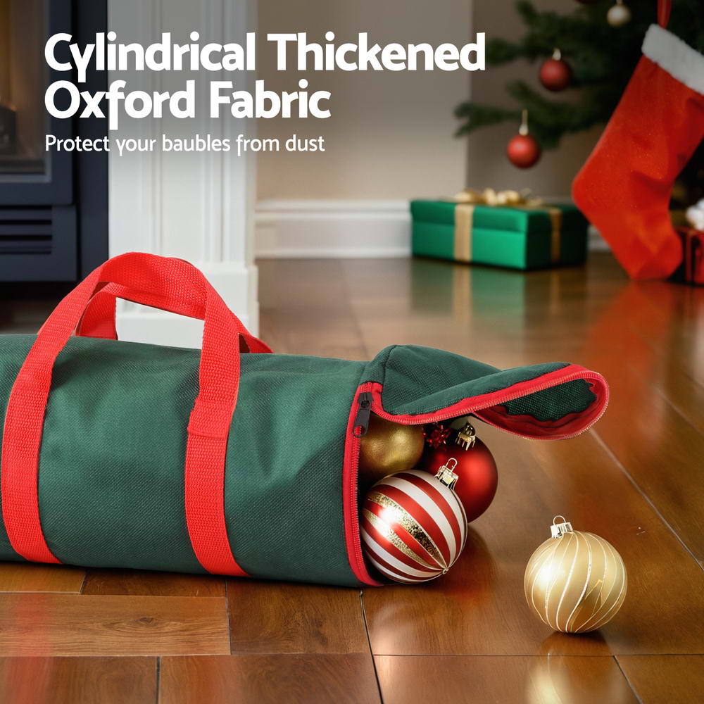 Jingle Jollys Christmas Baubles Storage Bag Green