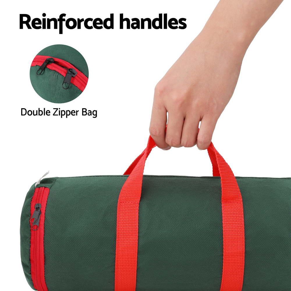 Jingle Jollys Christmas Baubles Storage Bag Green