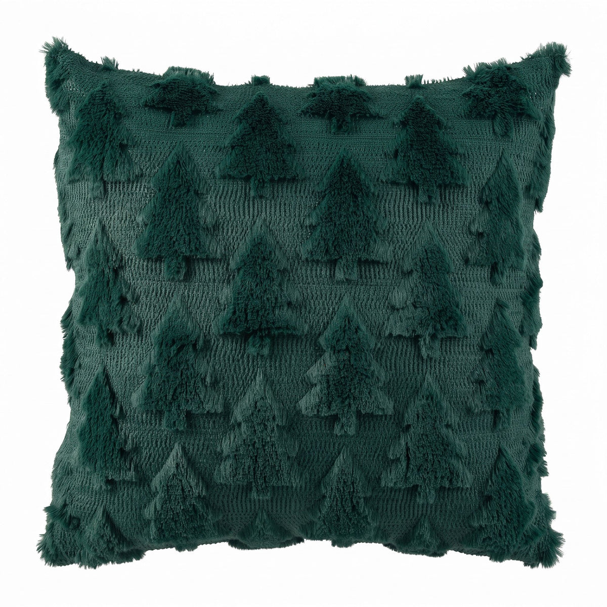Jingle Jollys Christmas Tree Cushion Covers 2 Pack 45 x 45cm Green