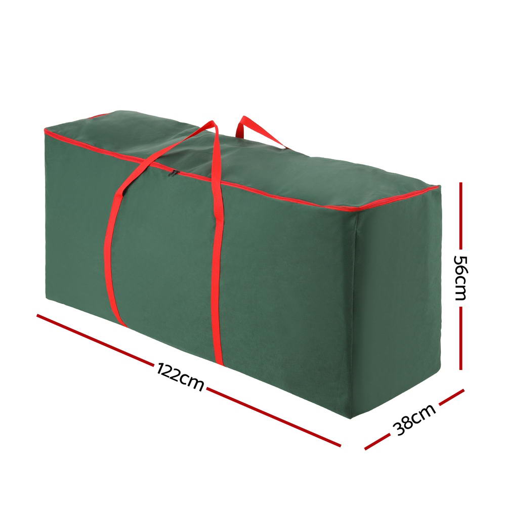 Jingle Jollys 8ft Christmas Tree Storage Bag Green