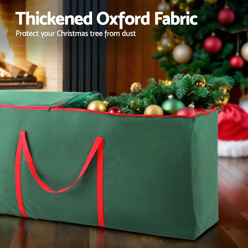 Jingle Jollys 8ft Christmas Tree Storage Bag Green