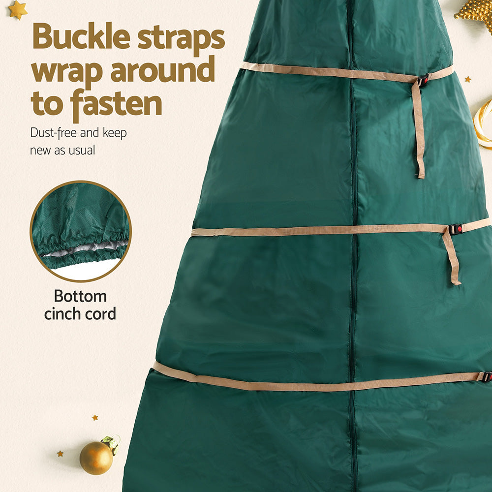 Jingle Jollys 9ft Christmas Tree Storage Bag Green