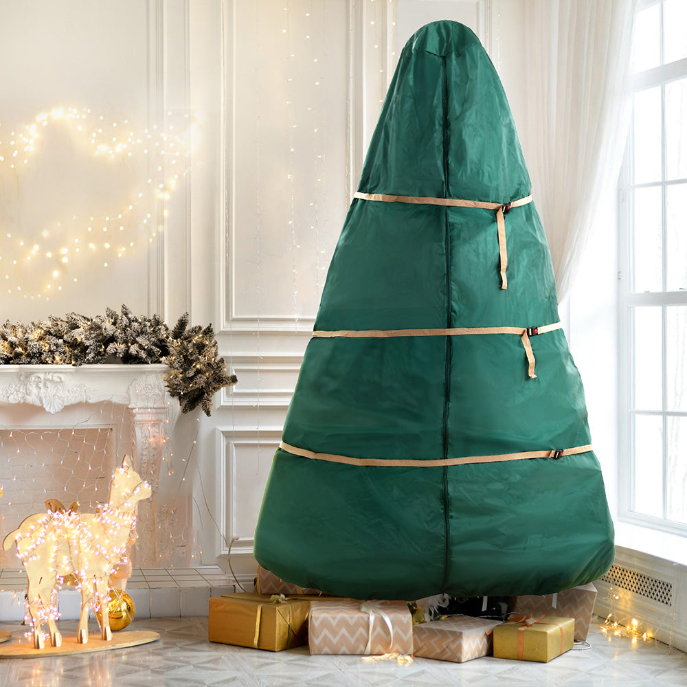 Jingle Jollys 9ft Christmas Tree Storage Bag Green