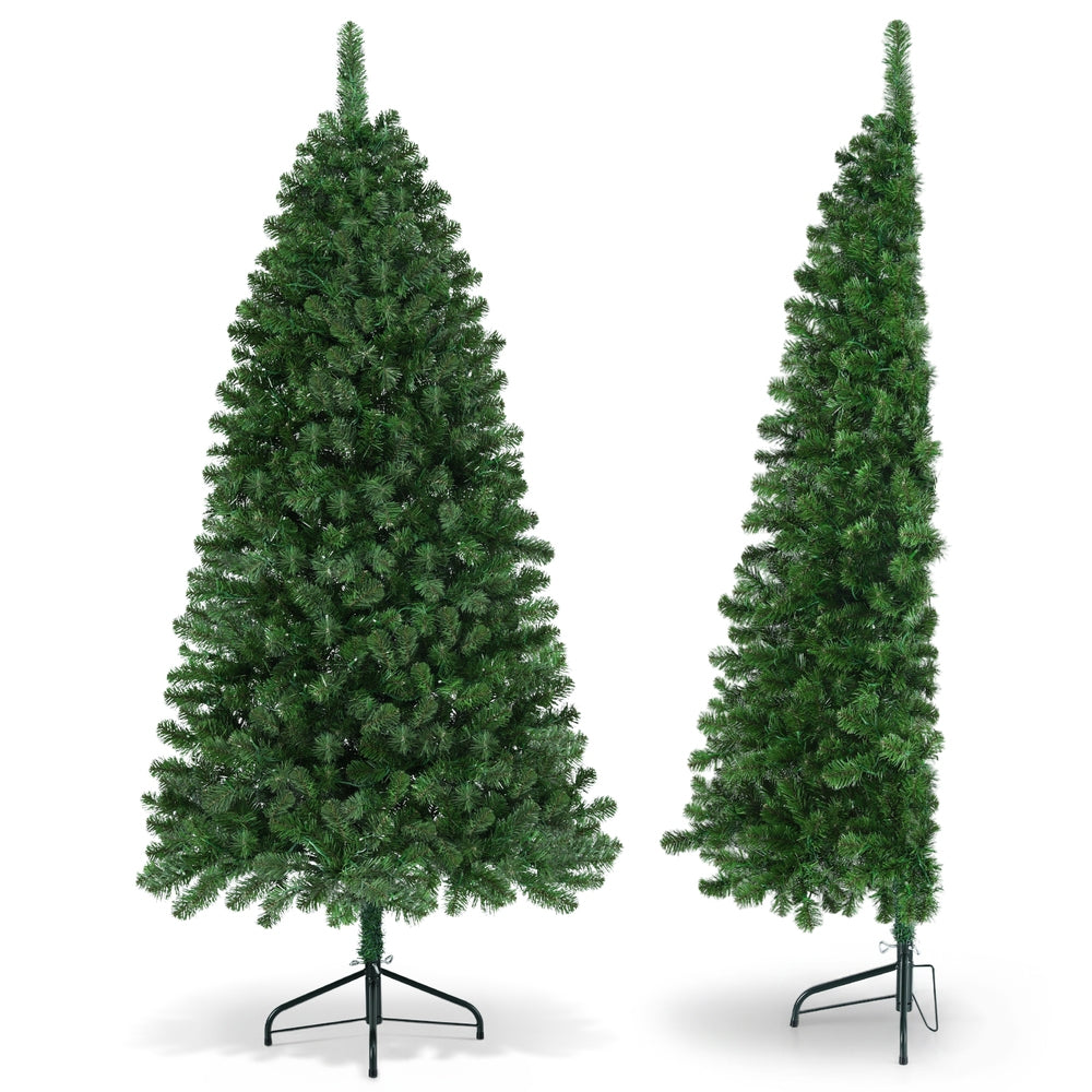 Jingle Jollys 1.8M LED Corner Christmas Tree Multi-Colour