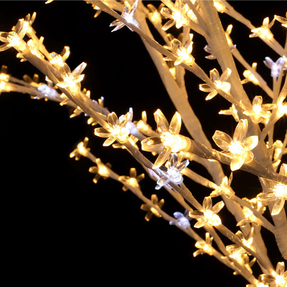 Jingle Jollys 2.1m LED Christmas Tree Cherry Blossom Design