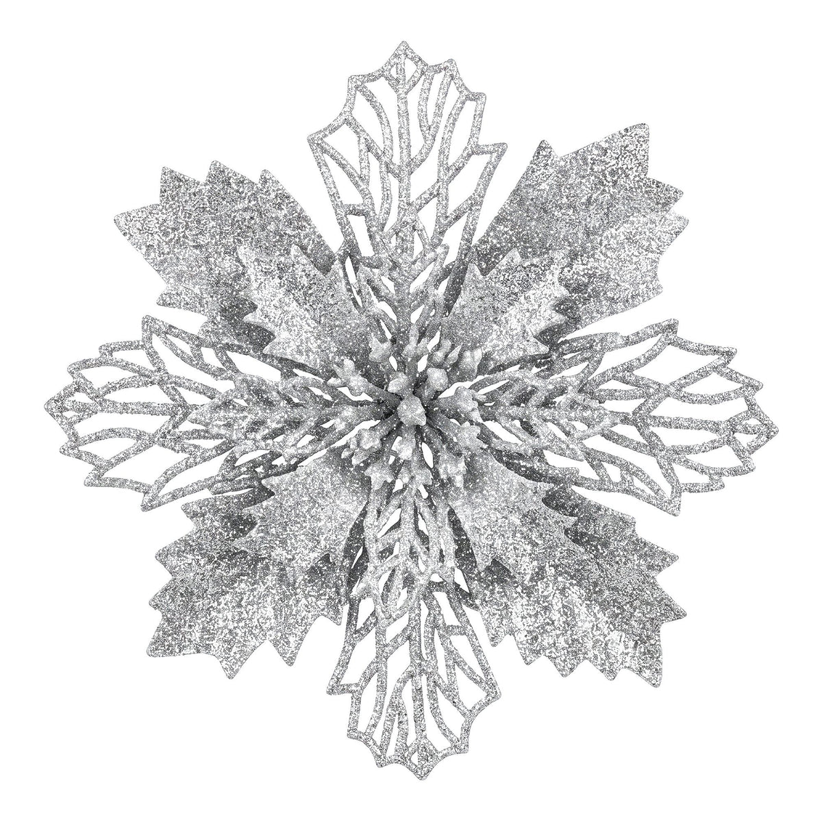 Jingle Jollys 20 Piece Christmas Poinsettia Flower Set Decorations