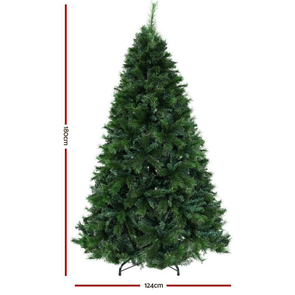 Jingle Jollys 1.8M Christmas Tree Green Pine 1024 Tips
