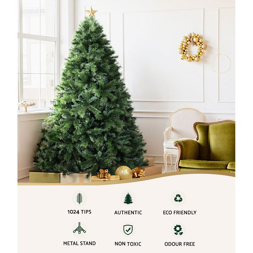Jingle Jollys 1.8M Christmas Tree Green Pine 1024 Tips