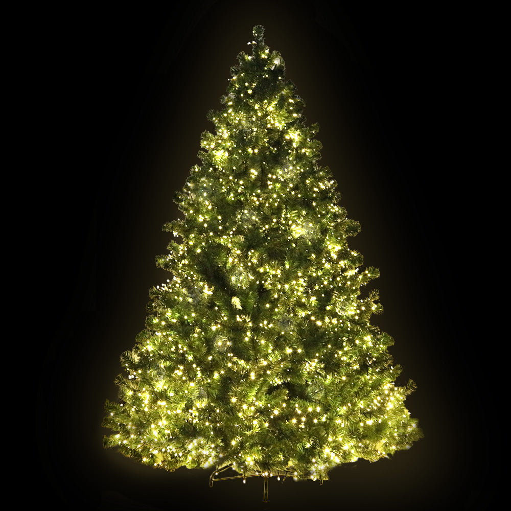 Jingle Jollys 6FT Pre-lit Christmas Tree 1980 LEDs 8 Light Modes Green