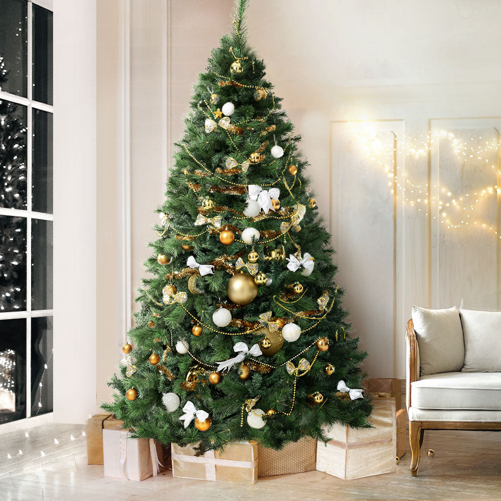Jingle Jollys 2.1M Christmas Tree Green Pine 1584 Tips