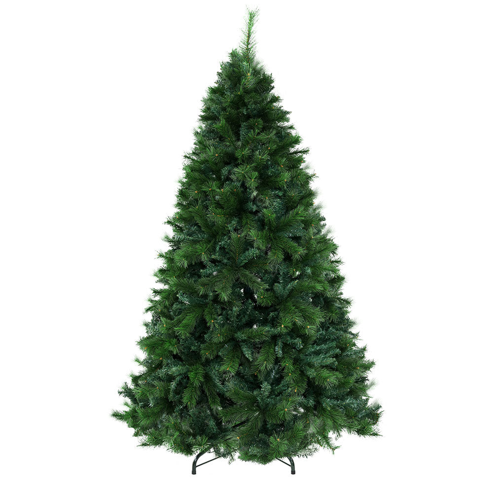 Jingle Jollys 2.4M Christmas Tree Green Pine 2100 Tips