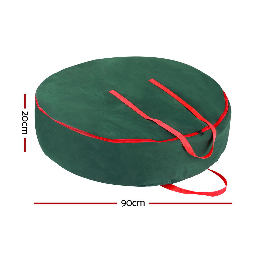 Jingle Jollys 90cm Christmas Storage Bag Green