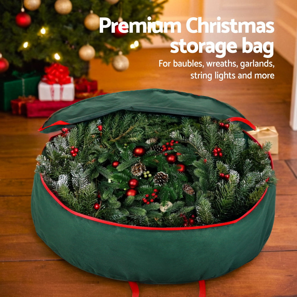 Jingle Jollys 90cm Christmas Storage Bag Green