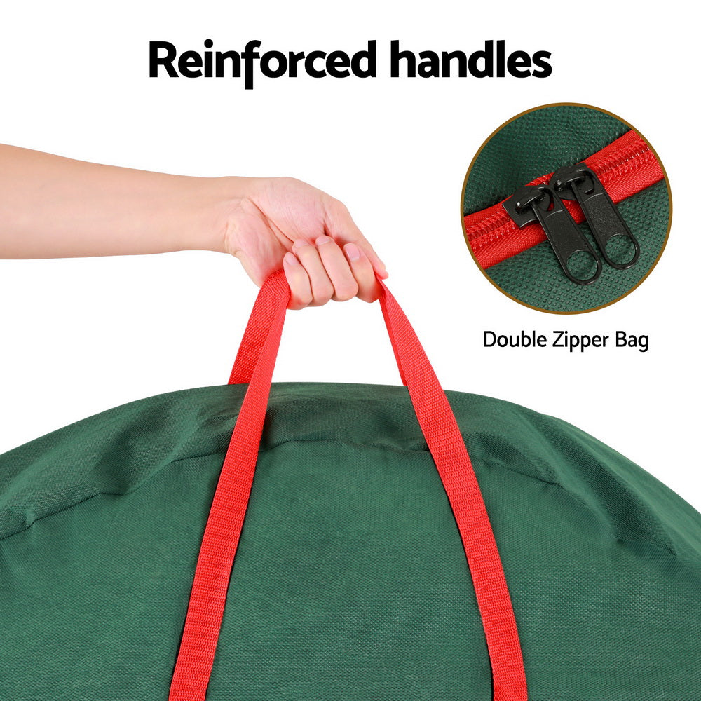 Jingle Jollys 90cm Christmas Storage Bag Green