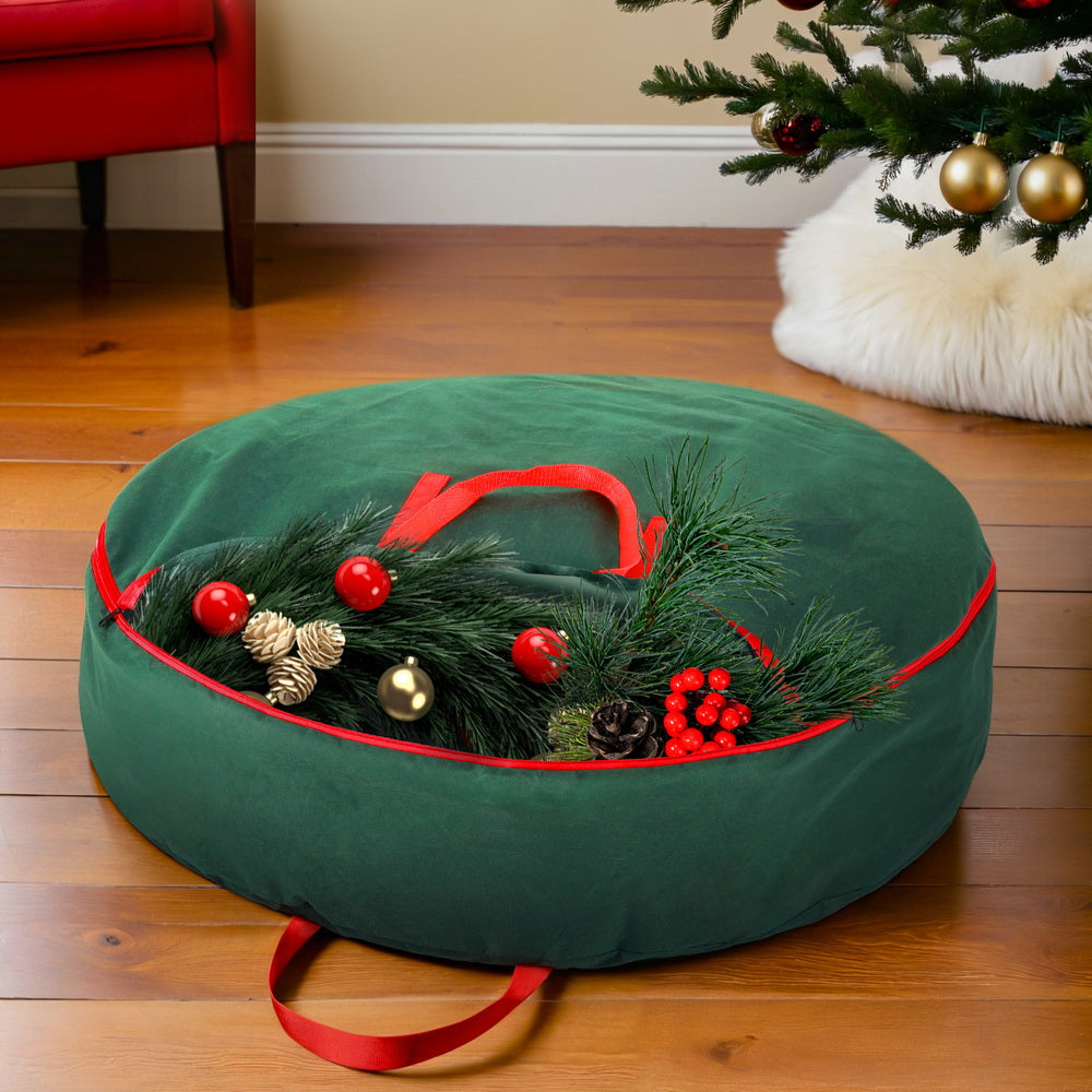 Jingle Jollys 90cm Christmas Storage Bag Green