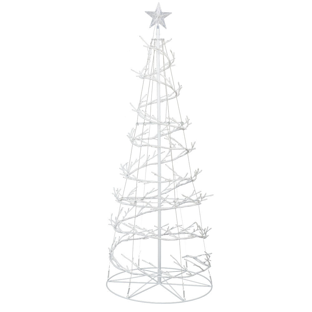 Jingle Jollys 6FT LED Christmas Tree Cold White Lights