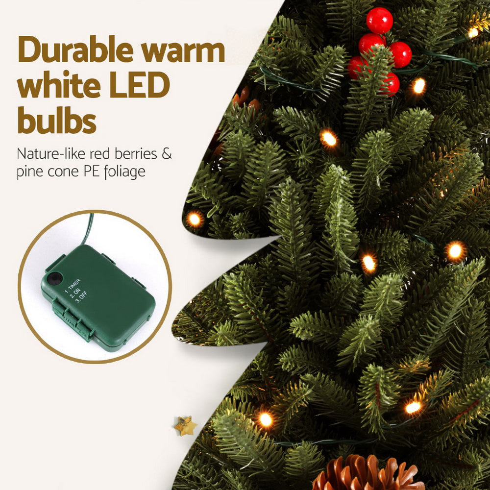 Jingle Jollys 90cm Mini LED Christmas Tree Party Decorations