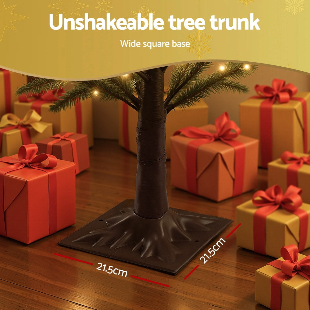 Jingle Jollys 1.8M Pre-lit LED Christmas Tree 8 Modes Green