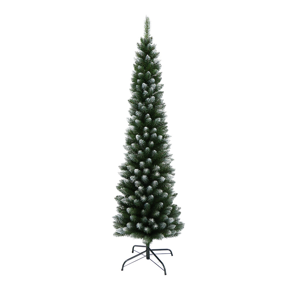Jingle Jollys 1.8m Snow Flocked Christmas Tree 300 Tips