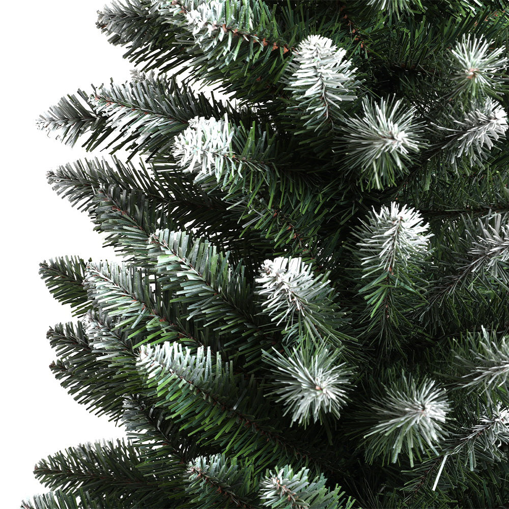 Jingle Jollys 1.8m Snow Flocked Christmas Tree 300 Tips