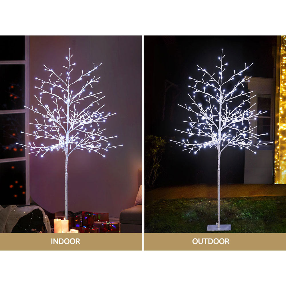 Jingle Jollys 1.5M LED Solar Christmas Tree 304 Lights