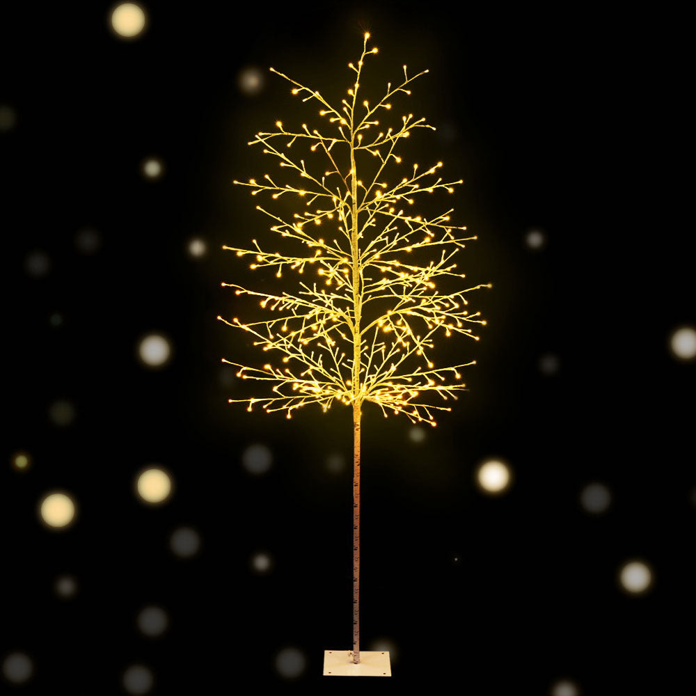 Jingle Jollys 2.1M Solar LED Christmas Tree 480 Lights