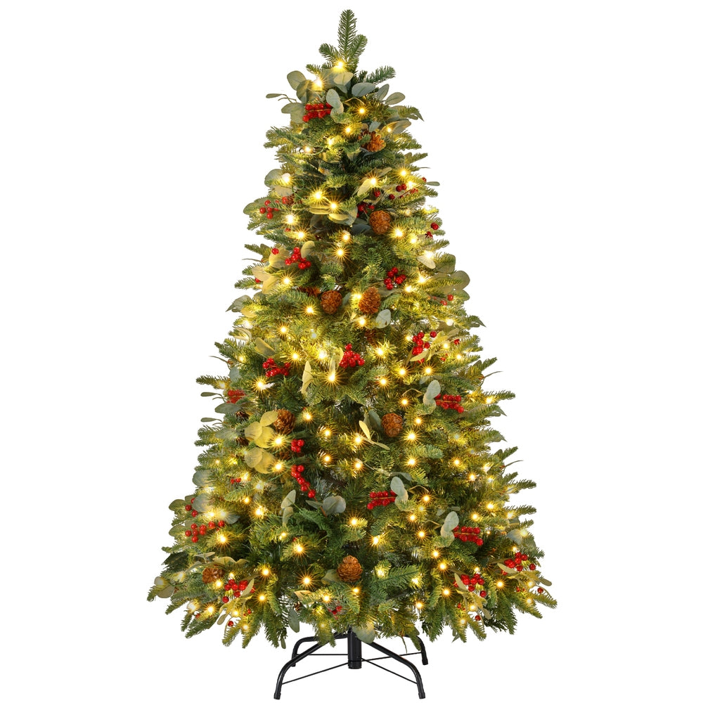 Jingle Jollys 150cm Christmas Tree with 160 LED Lights