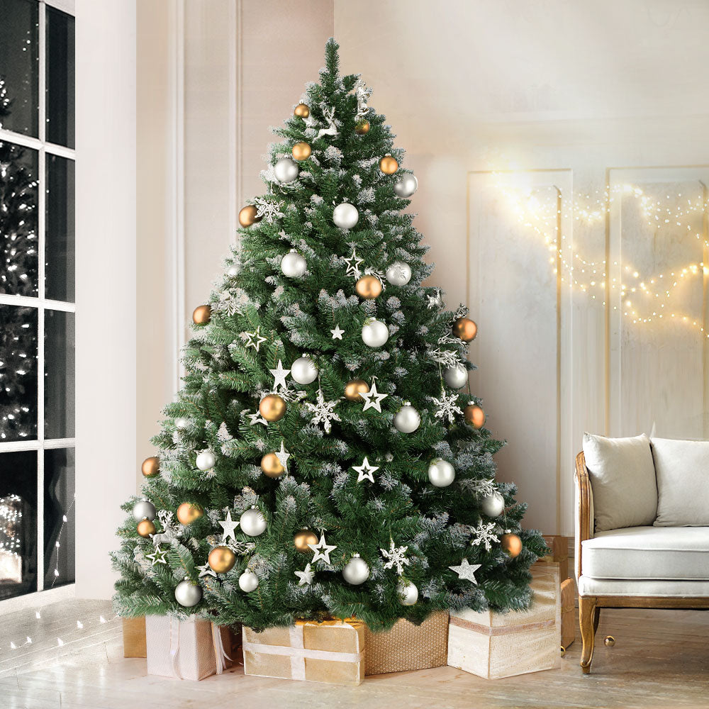 Jingle Jollys 1.8m Snow-Frosted Christmas Tree 650 Tips