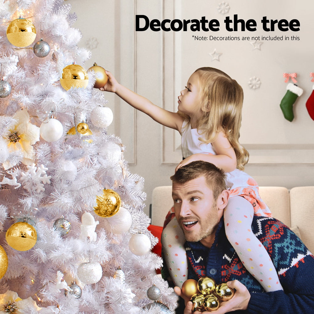 Jingle Jollys 2.1m Christmas Tree 500 LED White 1260 Tips