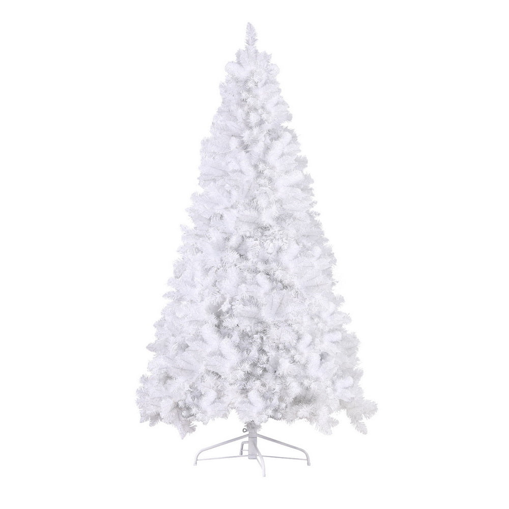 Jingle Jollys 2.1m Christmas Tree RGB LED Remote White